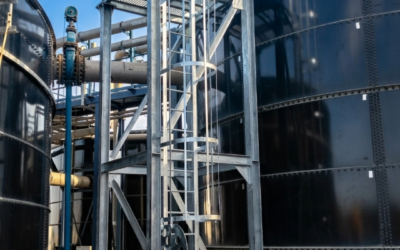Custom Maintenance Platform & Davit Crane Installation
